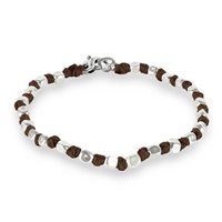 Armband Spadarella Spadini in Silber SPBR294-17.5 MARRONE